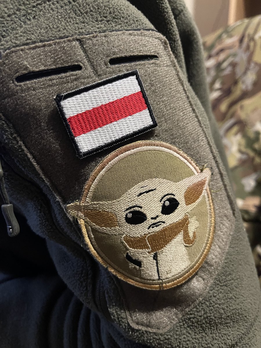 belwarriors's tweet photo. Even on the front line we have ways to express ourselves. In the selection of Belarusian fighters patches you can find  not only the classic Belarusian "Pahonia", but even pink ponies! https://t.co/q2d70jdk7M
