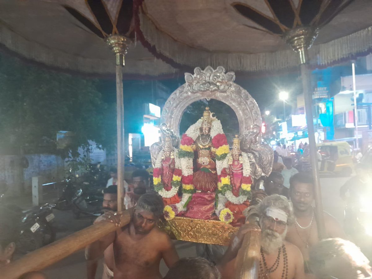 KamakshiTemple's tweet photo. #Margazhi #Pelarnami #Thangaratha #Utsavam was performed today for Sri #Kamakshi #Ambal, #Kanchipuram https://t.co/Z1QgZ0MfKH