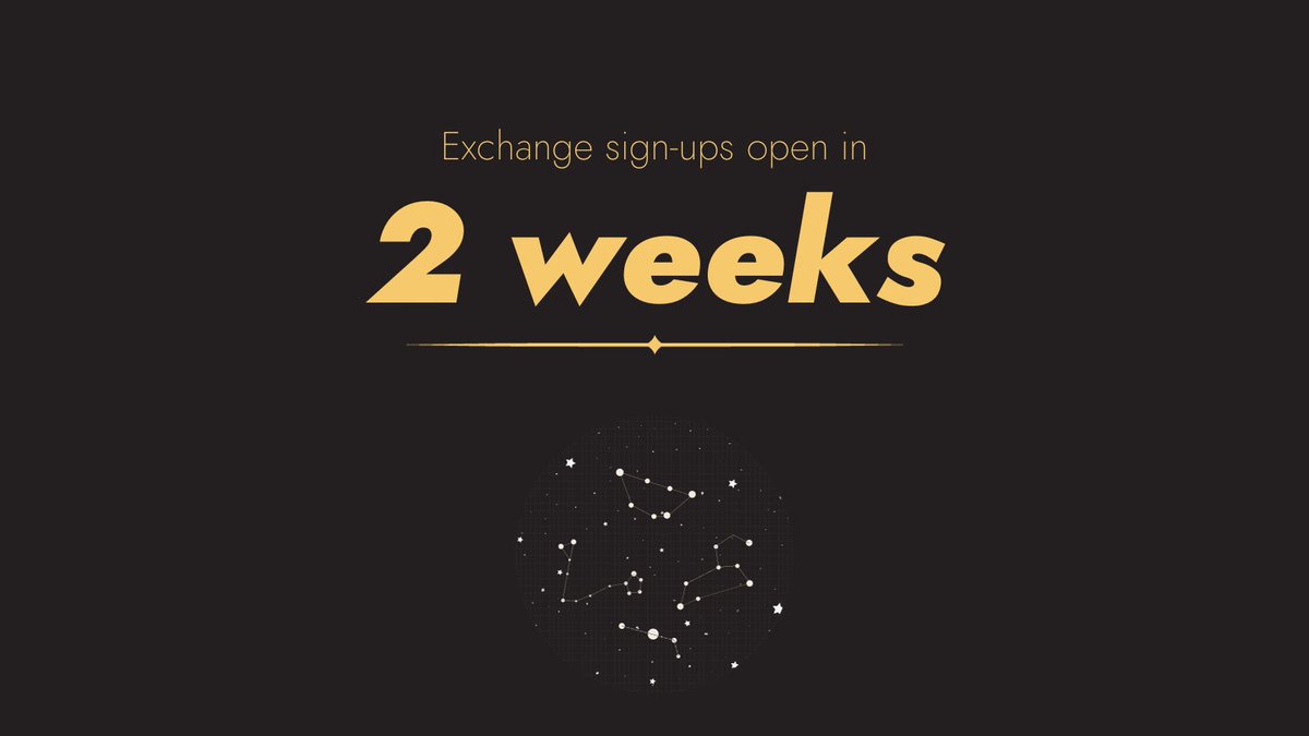 starprintsEXO's tweet photo. EXO gift exchange—coming January 15!

Multiship, open to all 18+ artists and writers.

Info and rules: https://t.co/dweLSEF70f
Questions? https://t.co/Og5kJt8TIt https://t.co/uV8AtKbJAq