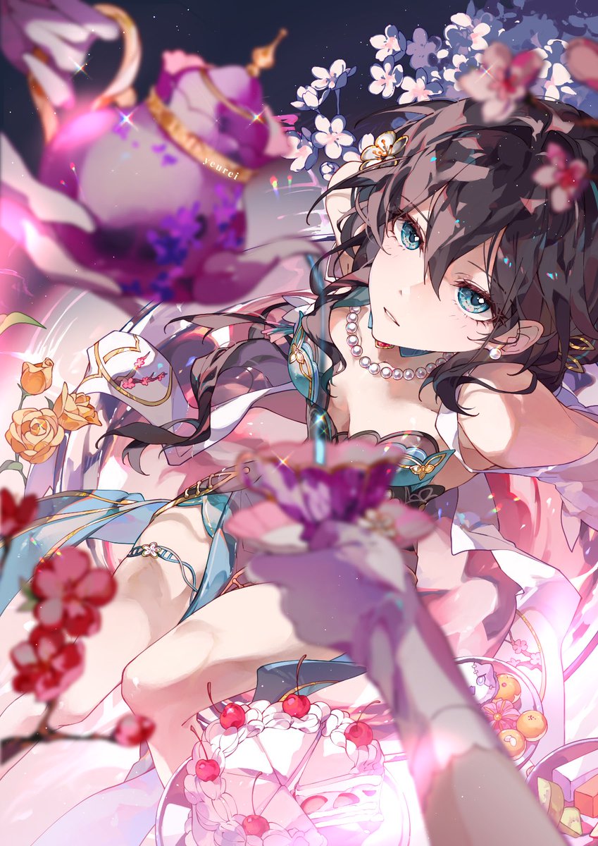 yeurei's tweet photo. shall we have tea? 🫖🍵🍰

#スターレイル #HonkaiStarRail #ルアン・メェイ #RuanMei https://t.co/9q03y40pO7