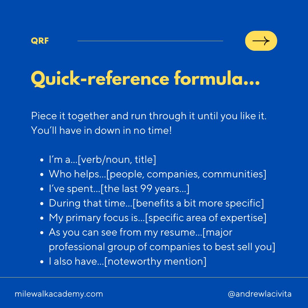 arlacivita's tweet image. Wondering the best way to introduce yourself in a professional setting? 
📨 Download the ideal How to Introduce Yourself formula with details and examples here: zurl.co/vqDt 

#introduction #professionalintro #jobsearch #interviewingtips #tellmeaboutyourself