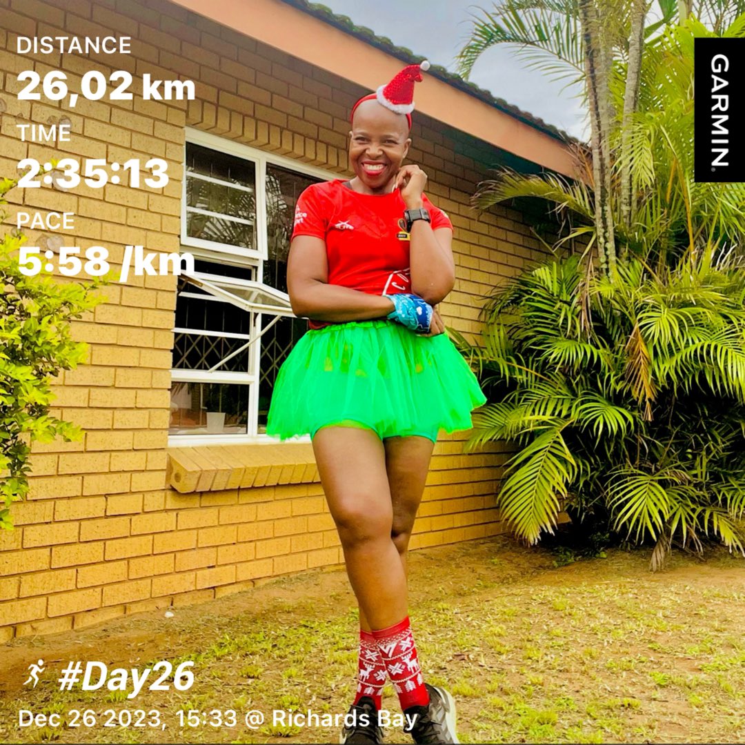 #BoxingDay #Day26 #DecemberChallenge #31DaysChallenge #KaMdunge #TheQueen #Mileage #Running #Runners #SocialRunners #IPaintedMyRun