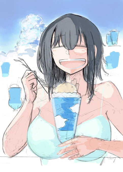 ボツった絵。 