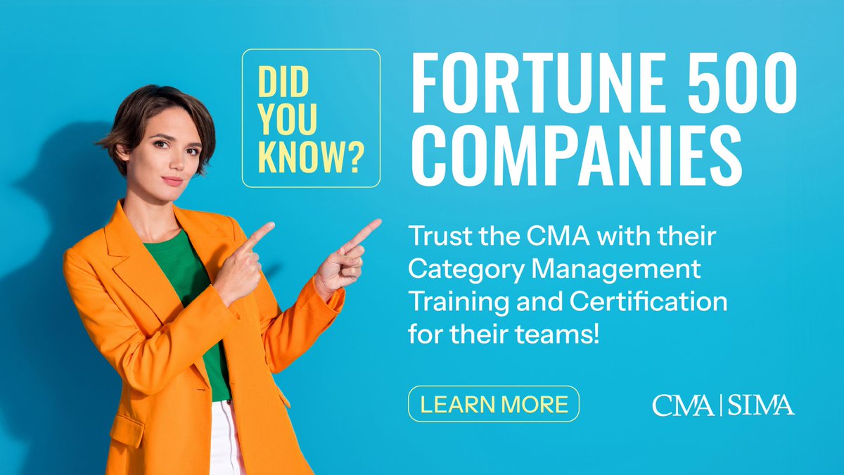 Empower your team, drive innovation, and optimize performance with this industry-recognized training.

Launch Learning Journey: catman.global/certification/…
#learninganddevelopment 

#categorymanagement 

#skillsdevelopment