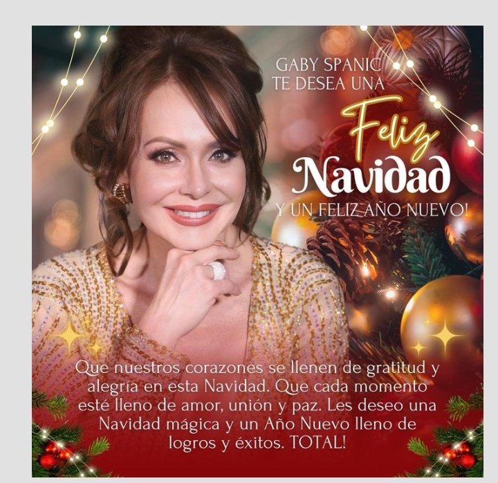 spanicesmiamor's tweet photo. Feliz navidad mi Reina te amo a tiempo y totall mi Reina vuelves logo a Brasil pues quiero conocerte en persona en celso portiolli en Domingo Legal besos 😍💚❤🎄🎅🏼💭👭🏻📷📽🎄😍❤😘📺🎭🎅🏼👑👠💫 @gabyspanic https://t.co/J14LGJwL0V