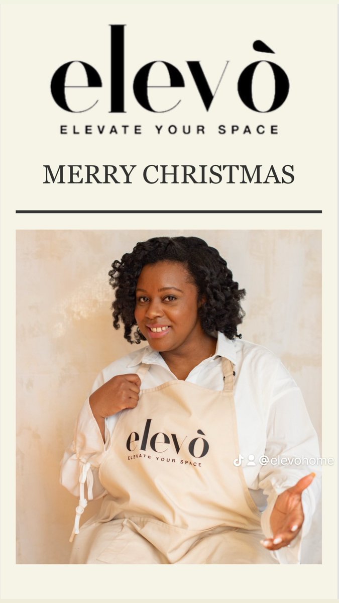 elevohome's tweet photo. Merry Christmas &amp; thank you for all you for all of your support of elevô home this year. Whether you've bought from us, have shared our website and products with friends or are just merely journeying with us and we build this business. We appreciate you.

https://t.co/xNBOugacQE https://t.co/pDd51VVOSJ