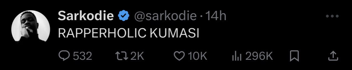 👑 Landlord, <a href="/sarkodie/">Sarkodie</a> our mind dey!!! #orange1079