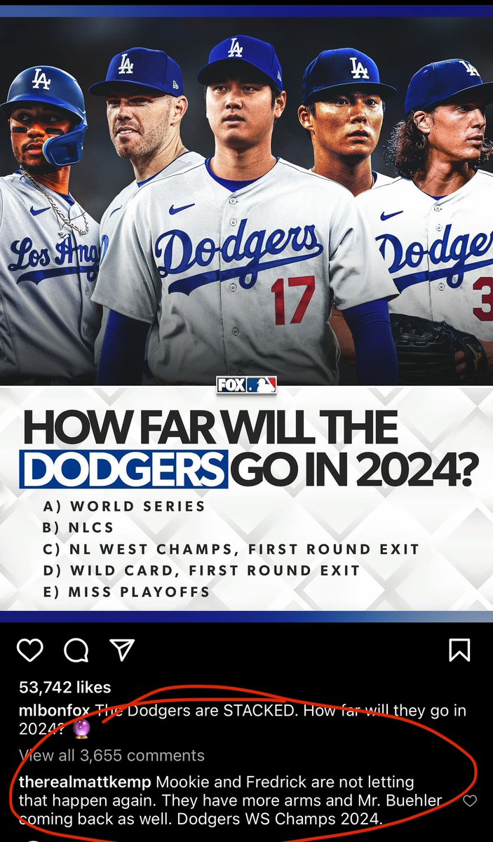LAtweets22's tweet photo. Matt Kemp said it first 😤 https://t.co/b4qlQ5YBNc