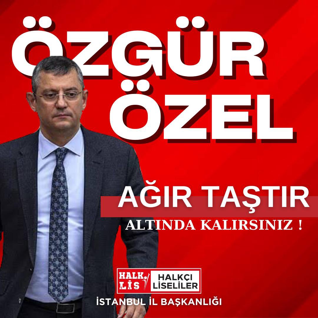 halklisist's tweet photo. Özgür Özel yalnız değildir!
@eczozgurozel https://t.co/dKgX2OqHh7