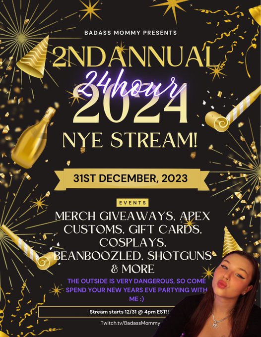 Watch BadassMommy's leaked NSFW photo on TwXstars