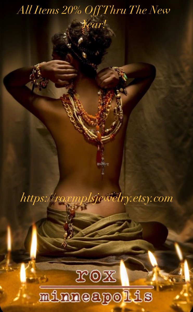 All Items 20% Off Through The New Year!
roxmplsjewelry.etsy.com