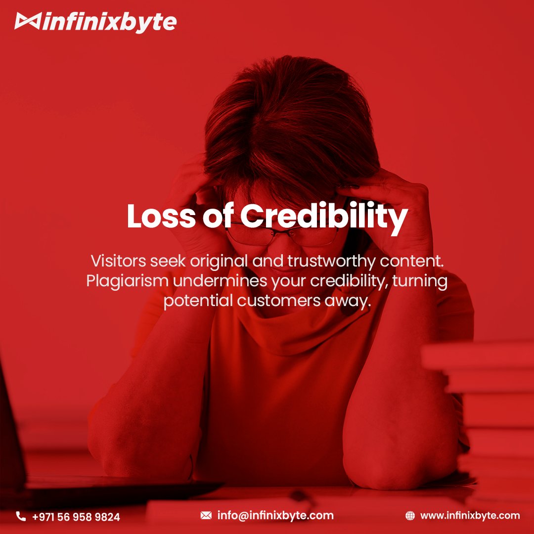 InfinixByte88's tweet photo. Protect Your Website! Understand the Hidden Risks of Plagiarism 📝
#WebsiteSafety #PlagiarismAlert #SEOtips #ContentOriginality #GoogleRanking #CredibilityMatters #AuthenticContent #NoToPlagiarism #SEOStrategy #DigitalMarketingTips #ProtectYourSite #SearchEngineOptimization https://t.co/BFADGf1r9a