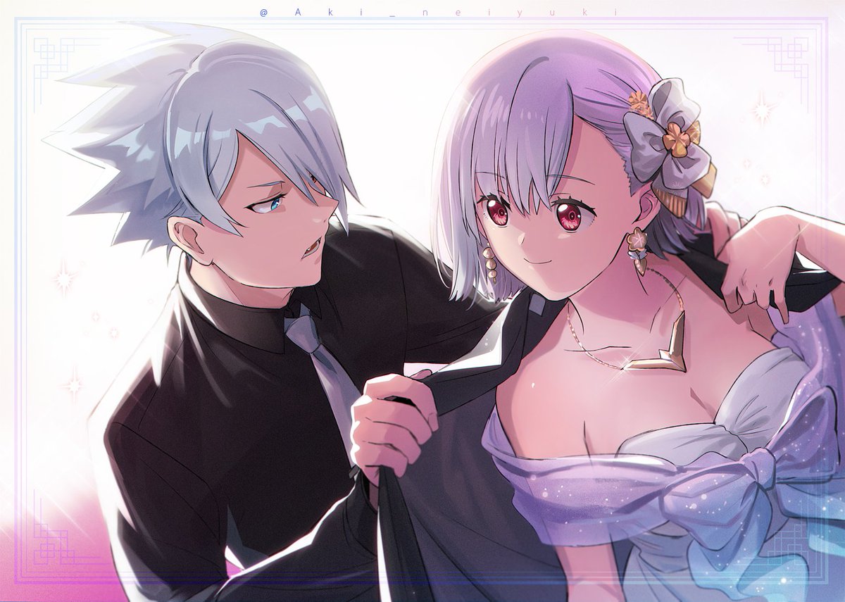 アカネ「ナイト&amp;アカネ 」|あきのイラスト