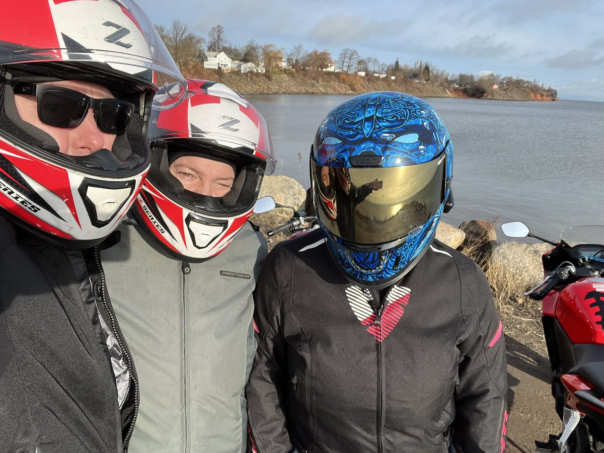 phoebus851's tweet photo. It’s becoming a December tradition. It’s above zero, so the bikes came out for a ride. We had our oldest join us this year too. https://t.co/TZOfr5uCnO
