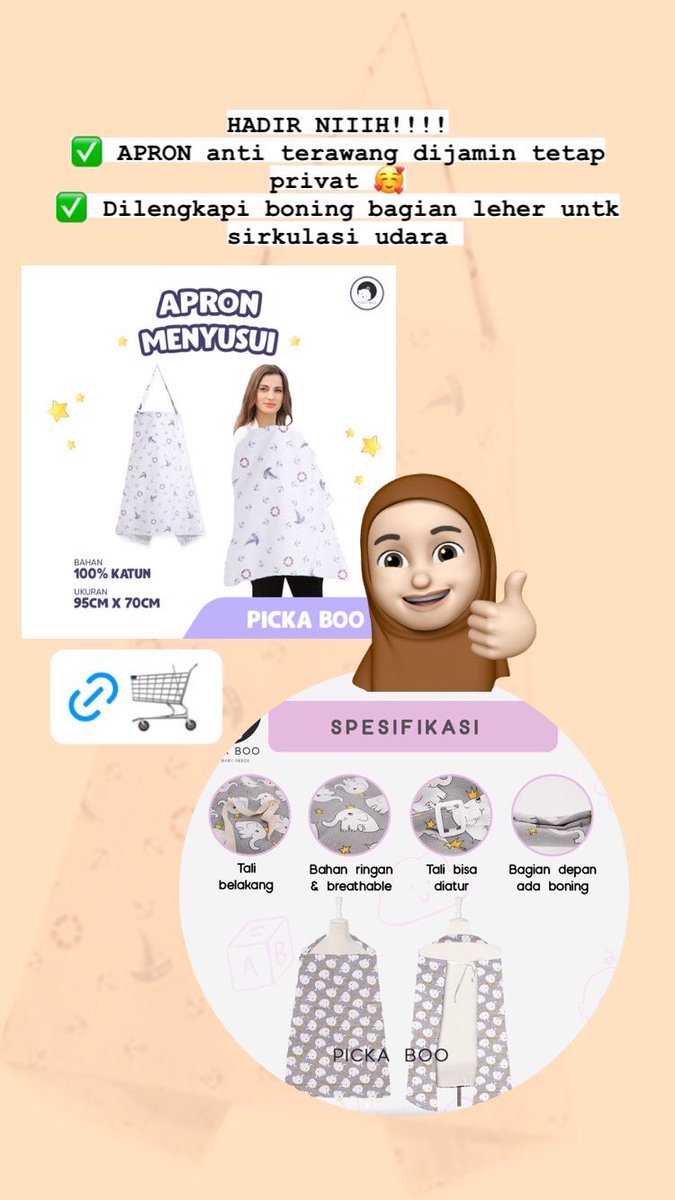 delimadyah's tweet photo. 🔗🛒 https://t.co/KrDpR4ffJr

HADIR juga ni Apron Kece anti terawang dijamin stay private 🫶🏻 https://t.co/l0OWJRbHtU