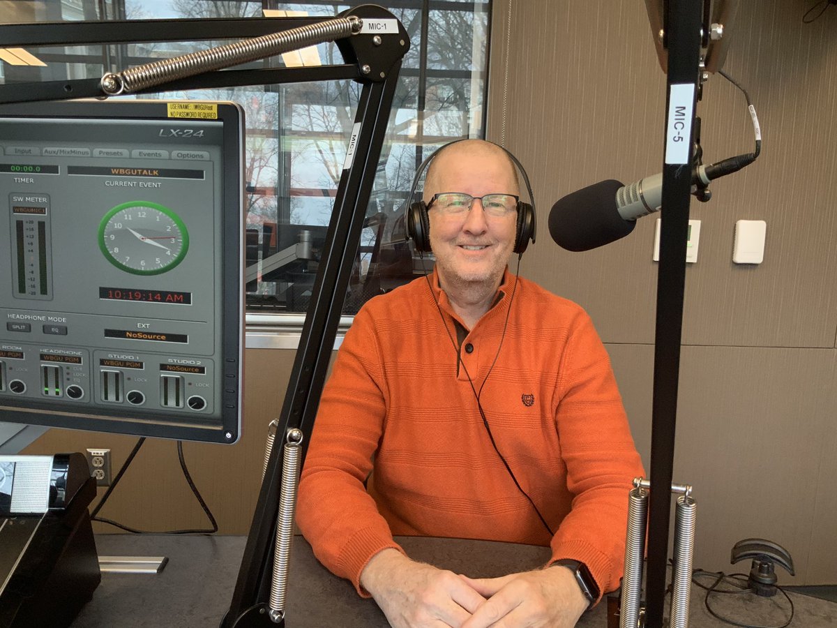 larrymorningsho's tweet photo. Gary Swegan, former Admissions Director at BGSU, will be my Guest Co-Host Wednesday on The Morning Show.  Join us from 6:00 a.m. to 9:00 a.m. on WBGU Radio-88.1 FM and streaming at https://t.co/VYBEAj9A46.  We will have a great group of guests. @chamber_bg @BGCF_Ohio @StMarksBG https://t.co/WDojNxzUHY