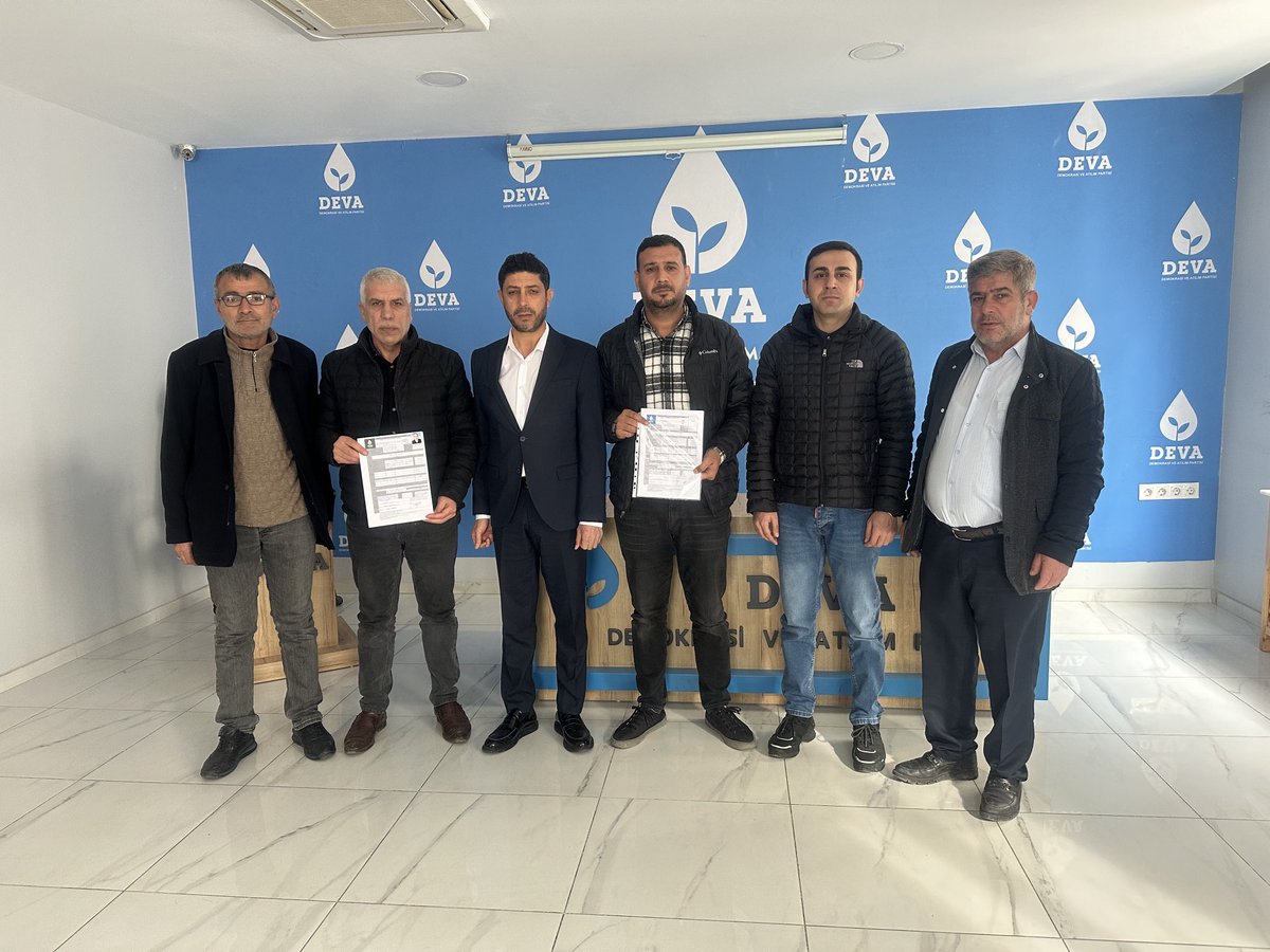 Ergani ilçe teşkilat Başkanımız Aydın Kartal ın Ergani ilçesi Belediye  Meclis Üyesi  Aday Adaylık başvuru  aldık. Ergani ilçe teşkilatı büyük emekleri olan Başkanımız sonsuz  teşekkür ederiz .Hayırlı olsun ⁦<a href="/devapartisi/">DEVA Partisi</a>⁩ ⁦<a href="/alibabacan/">Ali Babacan</a>⁩ ⁦<a href="/emin_ekmen/">Mehmet Emin Ekmen</a>⁩