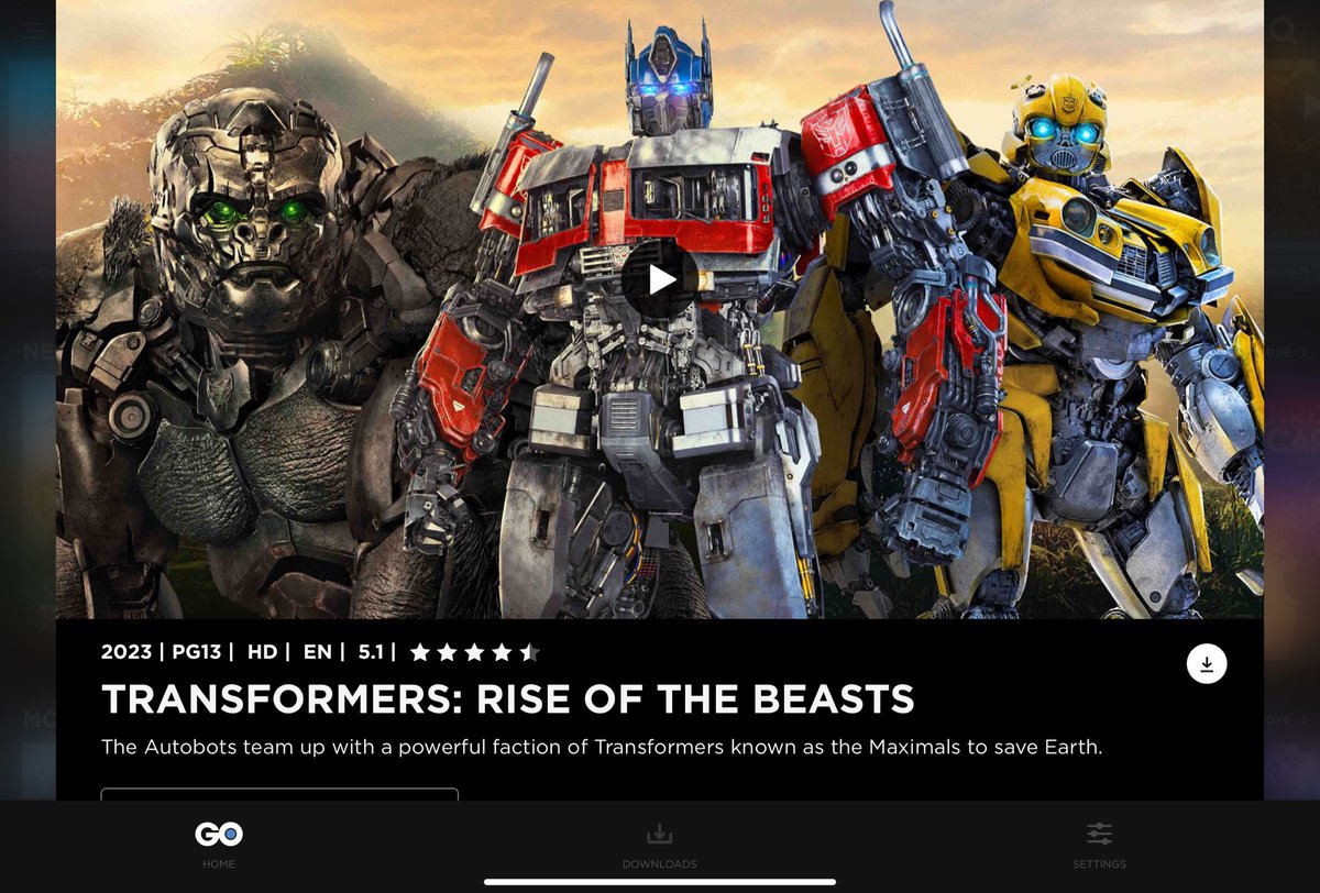 ᅠᅠ

เฮ้ !!! ข่าวดีของวันนี้ ! 
#TransformersRiseOfTheBeasts เข้า HBO GO เป็นที่เรียบร้อย ! แล้วนี่นั่งรออะไรอยู่ ? ไป ไปดูเดี๋ยวนี้ !

ᅠᅠ