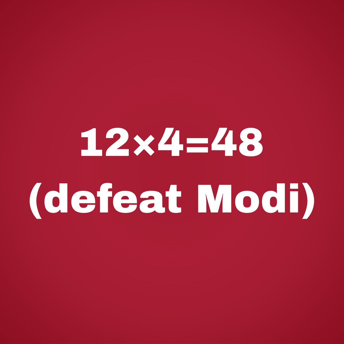 अगर कांग्रेस और एनसीपी सच में मोदी को हराना चाहते हैं तो उन्हें वंचित बहुजन अघाड़ी के फॉर्मूले पर काम करना चाहिए.
12×4=48 (defeat Modi)

#LoksabhaElection2024 #defeatmodi 
#VBAforindia @VBAforIndia