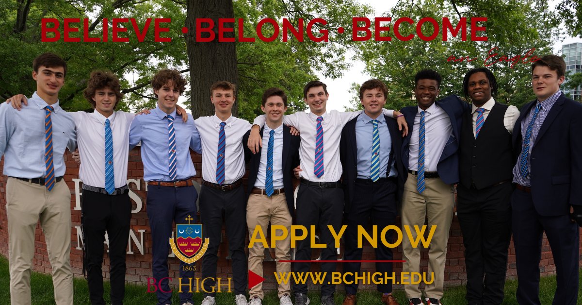 Believe • Belong • Become an EAGLE! Apply now to BC High 🦅 bchigh.edu