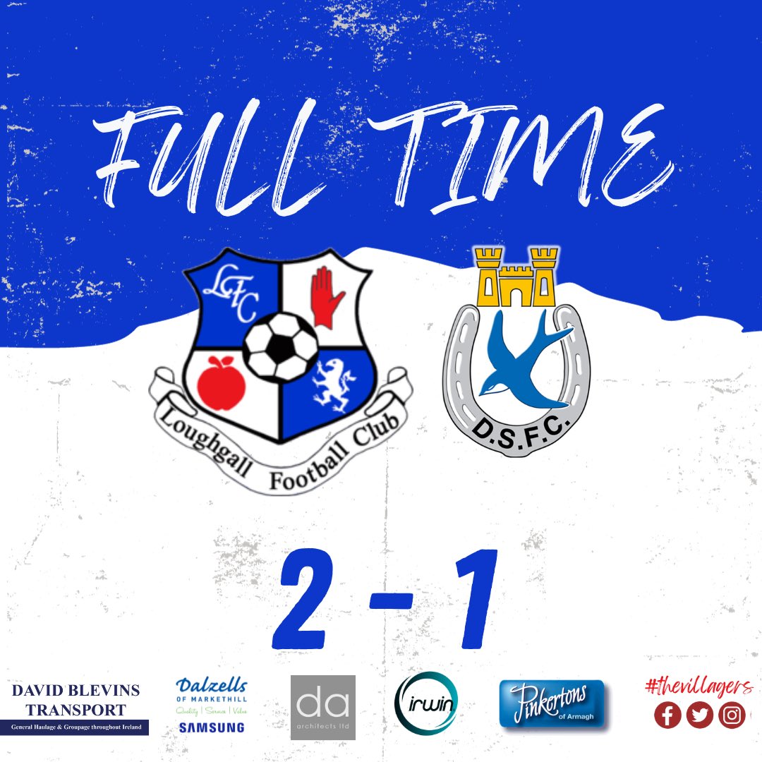LoughgallFC's tweet photo. Full Time: 

Loughgall 2-1 Dungannon Swifts

⚽️⚽️ Benji Magee

🥳🥳🥳🥳🥳🥳🥳🥳

#villagers #SportsDirectPrem https://t.co/11vOufJa1o