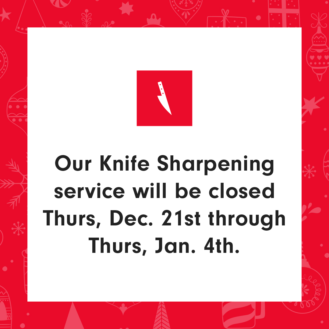 Plan accordingly! Shop online or in-store now.

chefstoys.com