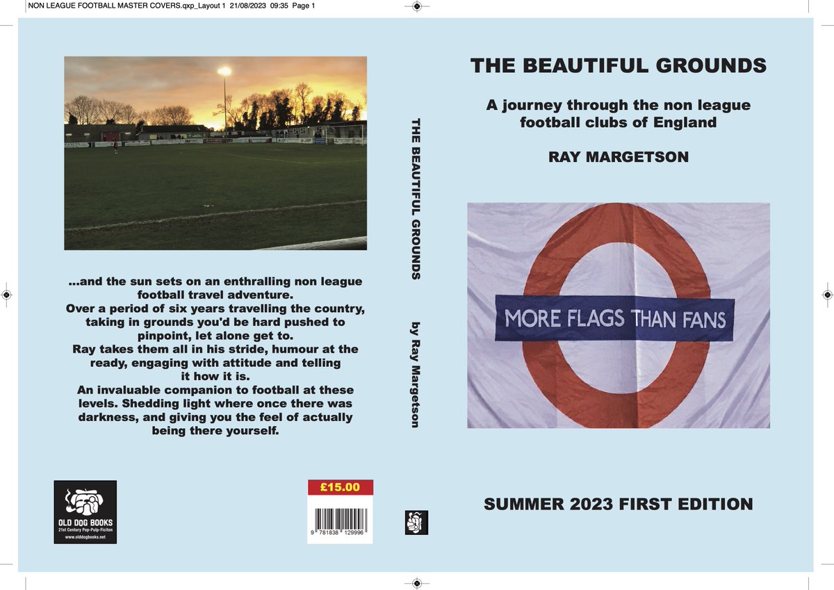 THE BEAUTIFUL GROUNDS - the best New Year present ever for fans of Non-League football. A journey through the non league football clubs of England by Ray Margetson. olddogbooks.net/shop/olddogboo… #nonleaguefootball #football