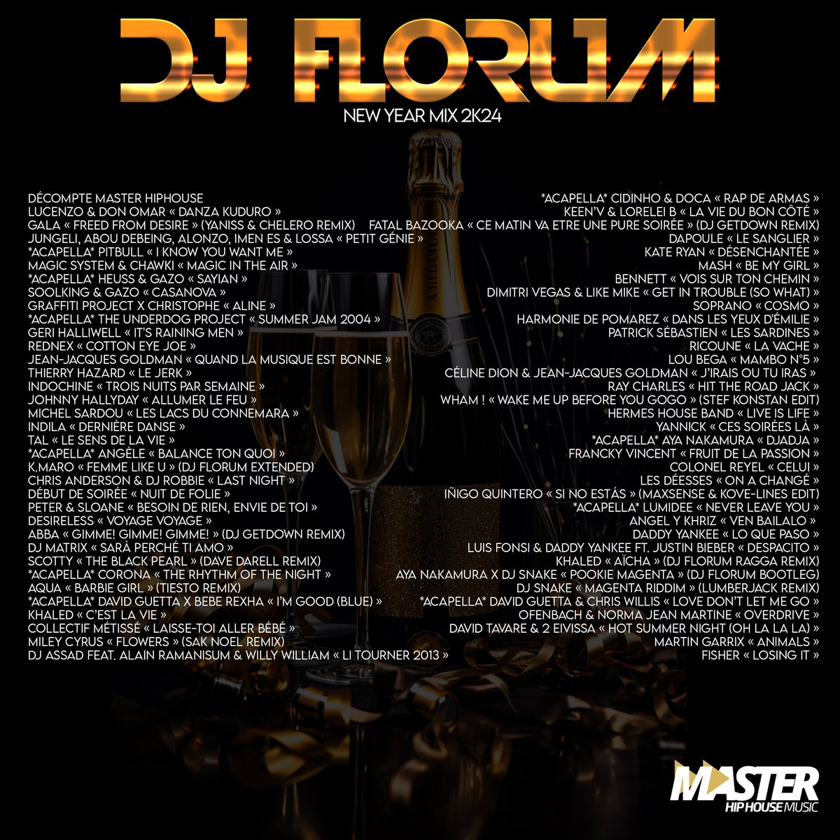 DjFlorum's tweet image. Pas de dj pour le réveillon du nouvel an ?
Pas d’soucis je m’occupe de tout !
3h de mix non stop, et c’est gratuit -&amp;gt; linktr.ee/djflorum (onglets Podcasts)
