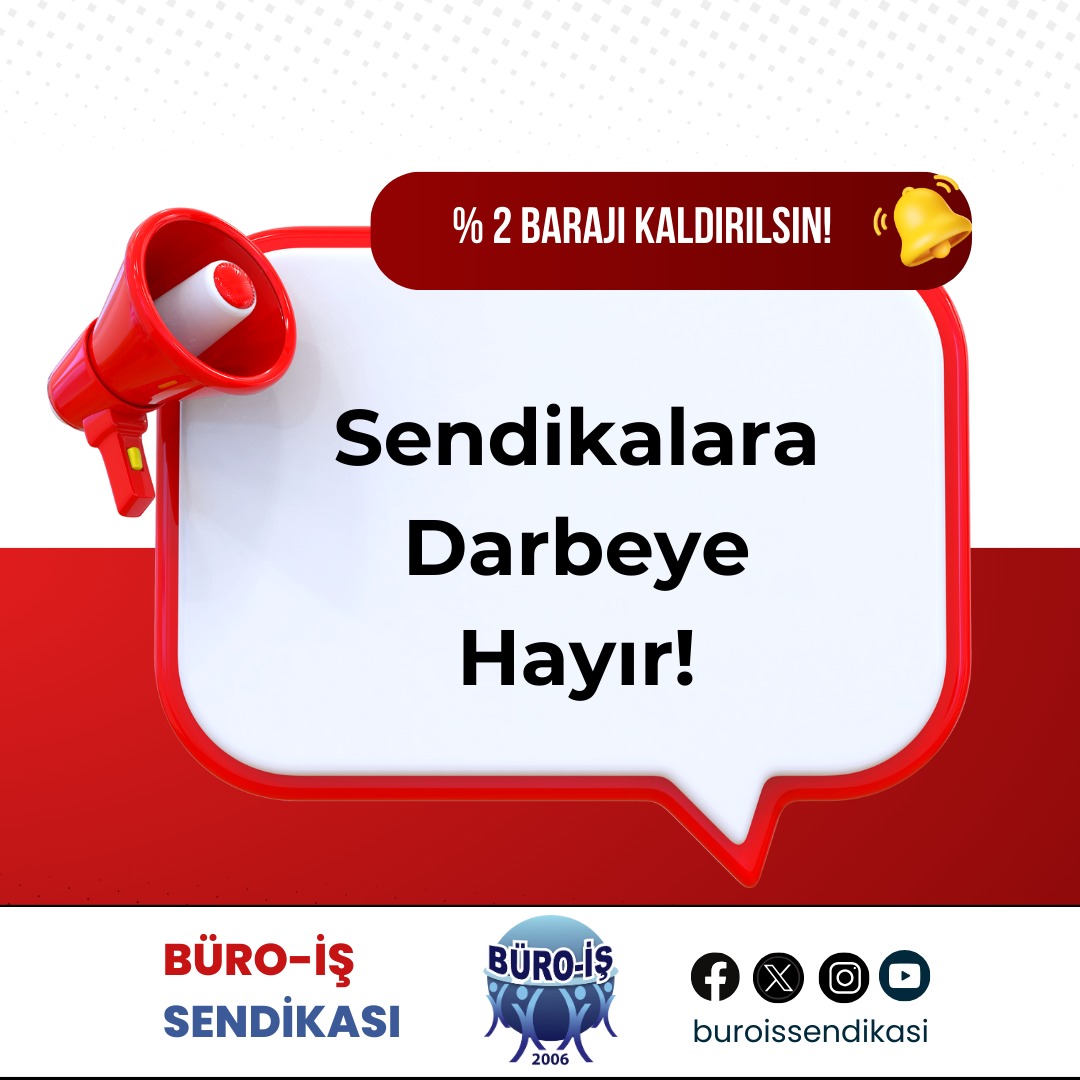 buroissendikasi's tweet photo. #AYMSendikalBarajıKaldır https://t.co/tdUZRTIfeV