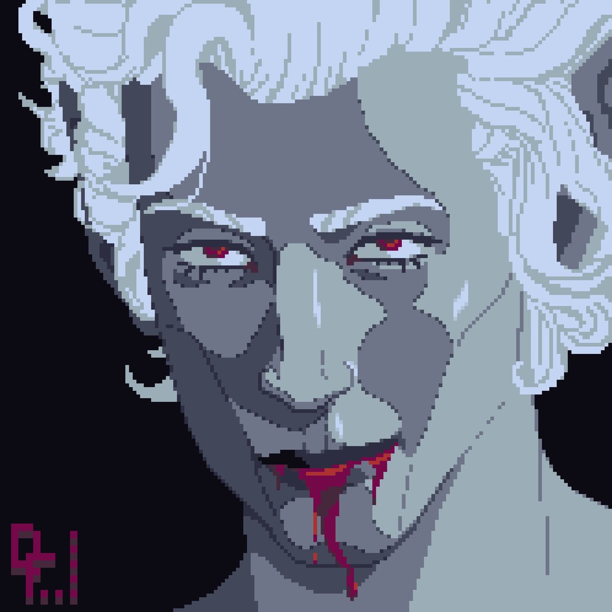 Ekanoth's tweet photo. Astarion, o Elfo Pálido 

#pixelart #art #BaldursGate3 https://t.co/jEMzGbuXuj