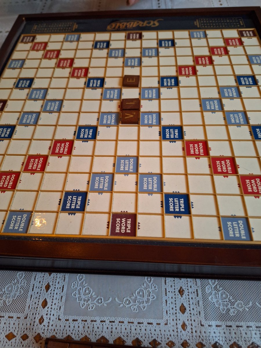 linmcgowan's tweet photo. and so it begins ... Scrabble in this household can get ugly #ohitson #Christmas #traditions ๐๐๐ https://t.co/NKXwDxD8Fh
