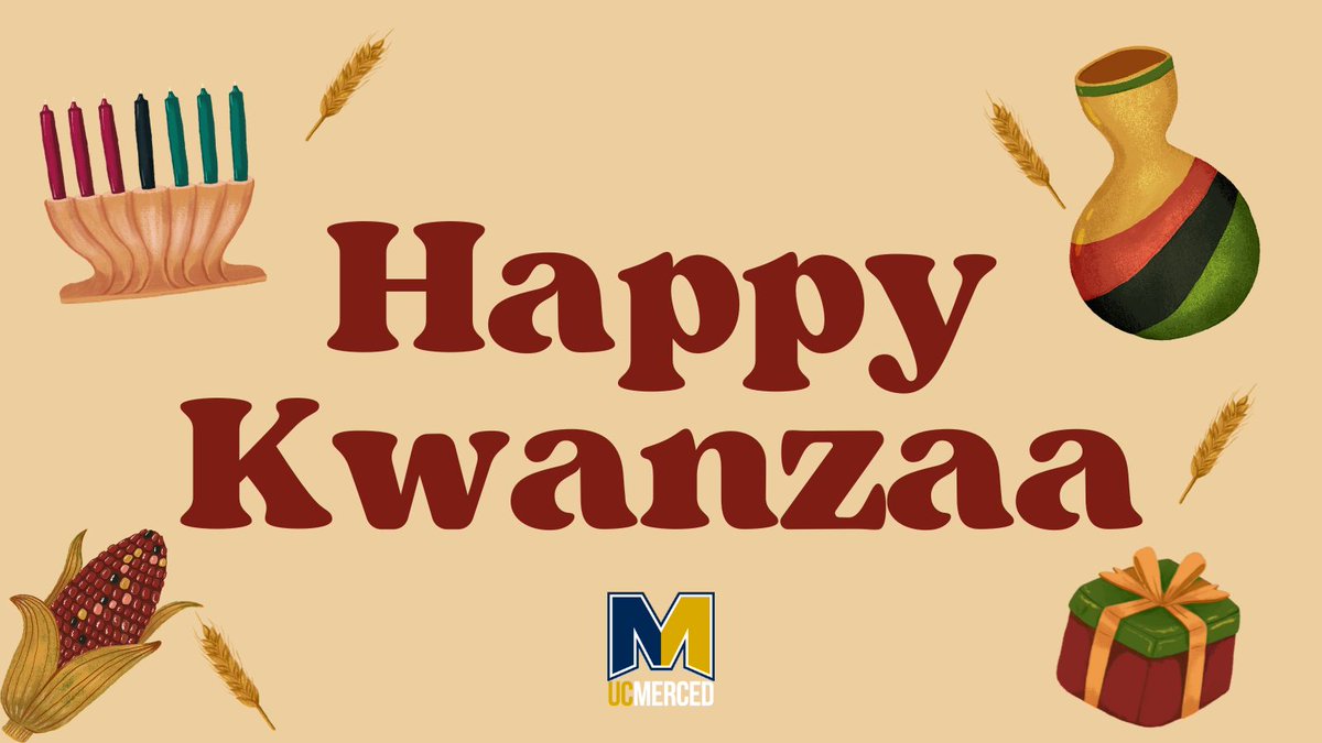 Happy Kwanzaa! Let the week-long celebration begin! May unity, bountiful feasts, and safe gatherings fill your homes with warmth and joy.