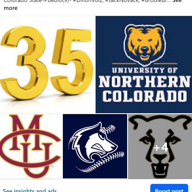 Birchprospects's tweet photo. Born and Raised In Colorado, I Want To Give A Shout Out To The 35 Birch Prospects Playing In that State and The Programs Who Have Worked With Us Over the Years!
Univ of Northern Colorado(📷... #BrandonSanchez, #SamPease, #TrevorLanden, #BrandonStricklin, #LukeByler, #CraigKenny, #JacobThompsen, #GriffinWebb,
Colorado Mesa University(6)- #DeclanWiesner, #MaxValdez, #SpyeTurnbeaugh, #OwenDargie, #TJRheem, #BradyWebb,
Colorado State-Pueblo(9)- #DillonVolz, #JackNovack, #BrodieBlackford, #BradyIngalls, #CaelPorter, #CadenEnglish, #CooperLatino, #TysonPallat, #LukeRuby,
Colorado School of Mines(5)- #ColinKim, #AndrewBrady, #BrooksGerig, #WayneMoeck, #BenLiephart,
Univ of Colorado-CS(3)- #VanderHodges, #RyderMancuso, #HunterOwens,
Regis Univ.(3)- #TrevorMoeck, #GriffinBruder, #AaronKidd,
Metro State- #AndrewHayes,