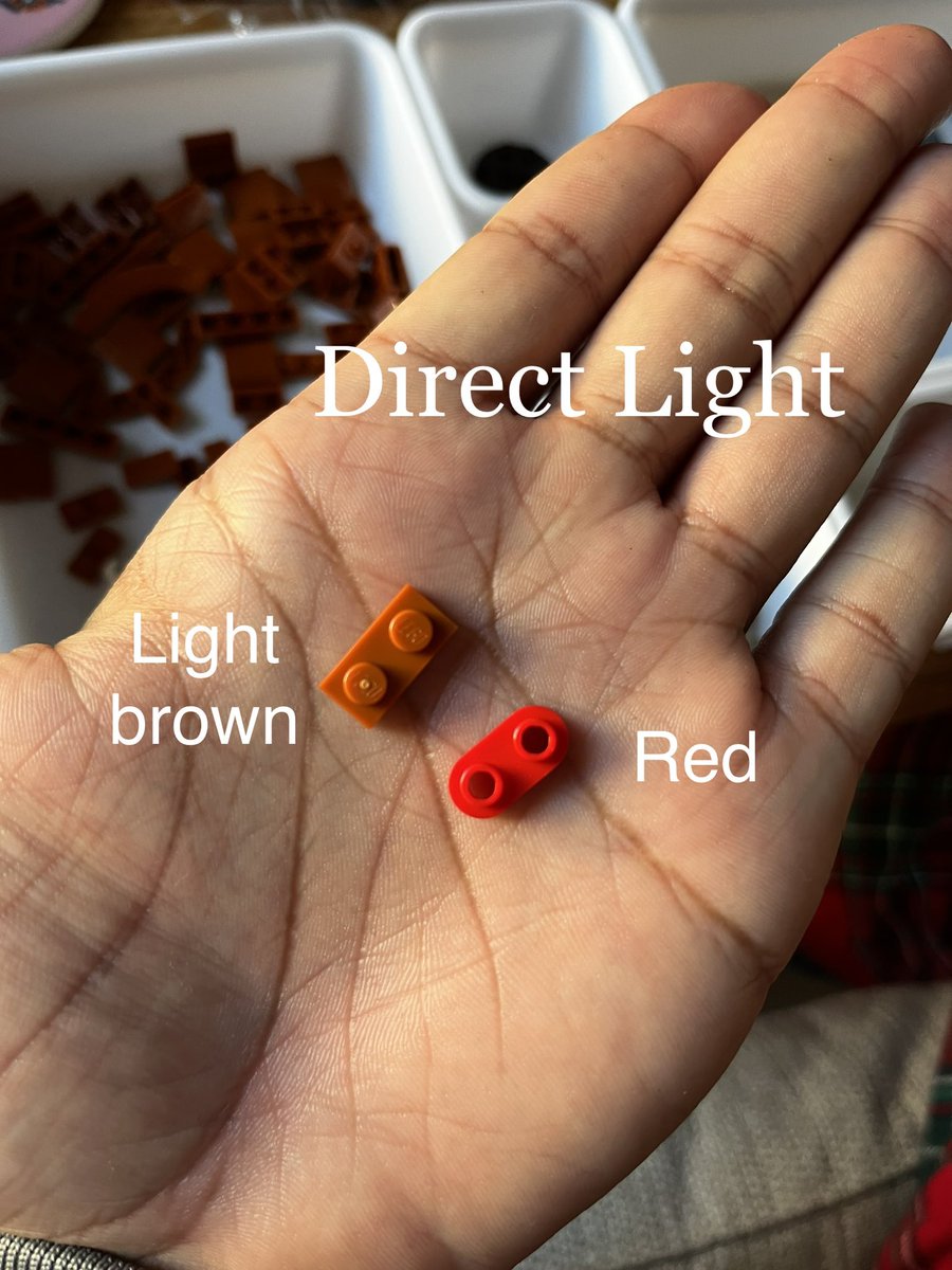 hari_d_har's tweet photo. It wouldn’t be Christmas without Lego. But being red/green colourblind in winter low light it can get a bit tricky. I a code and tray system to keep track of pieces and mark up my instructions! Would love to design colourblind system for @LEGO_Group  someday!! #visualimpairment https://t.co/gwDrao8LBh