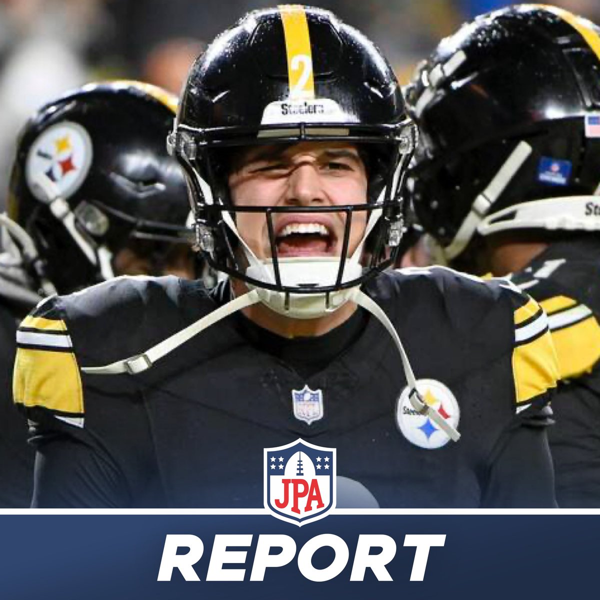 jasrifootball's tweet photo. 𝗥𝗘𝗣𝗢𝗥𝗧: The #Steelers are sticking with Mason Rudolph as their starting QB this week against the #Seahawks, per HC Mike Tomlin. https://t.co/2XNSxZiILw