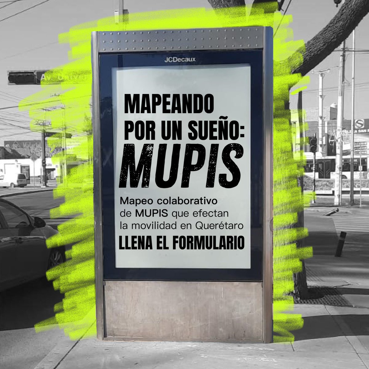 pedaleanda's tweet image. ¿Tienes ubicado un MUPI que afecta tu caminar o tu espera del Transporte Público?

Regístralo en este formulario 👉bit.ly/MUPIS

Queremos mapear dónde están y que peligros suponen para quienes transitamos la ciudad. 
@NetasCiudadania