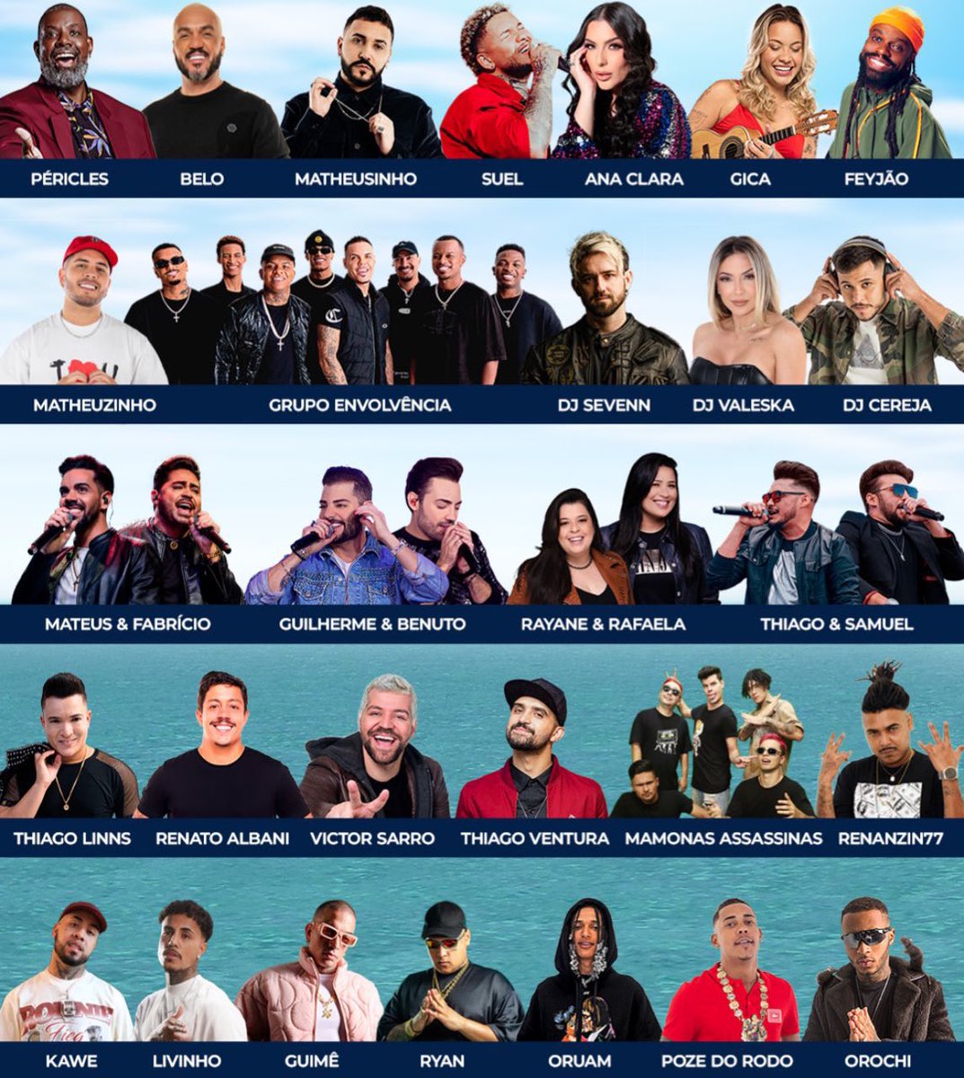 🚨VEJA: Neymar anuncia as atrações musicais do cruzeiro "Ney em Alto Mar".

O evento começa hoje e vai até sexta-feira.