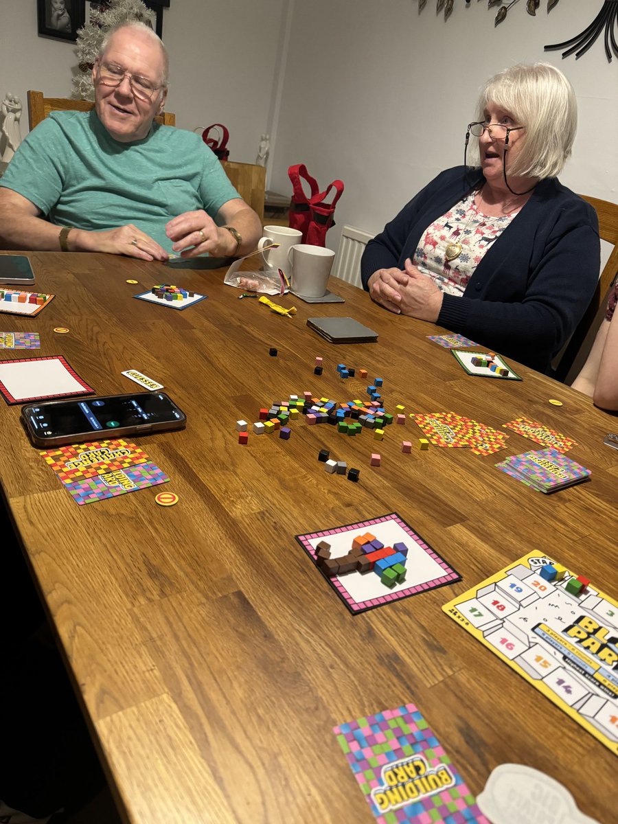 Playing Block Party @bigpotatogames big hit this Xmas. Another corker!