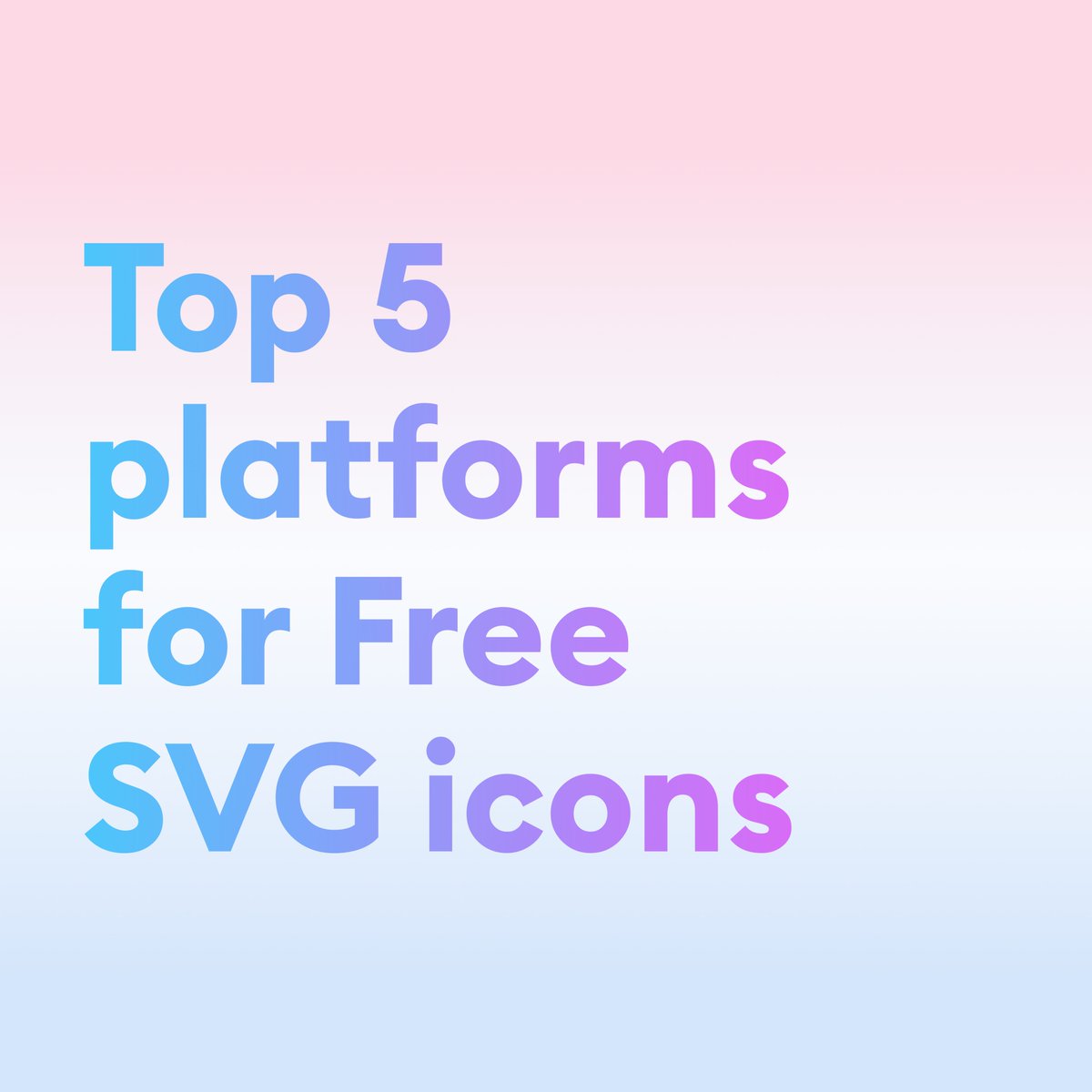 🌟 Hey, creative minds! If you're looking to spice up your designs with awesome SVG icons, look no further! Here are my top 5 go-to websites for high-quality, customizable icons 🎨
.
.
#svgicons #freeicons #svg #svgfiles #cycloto