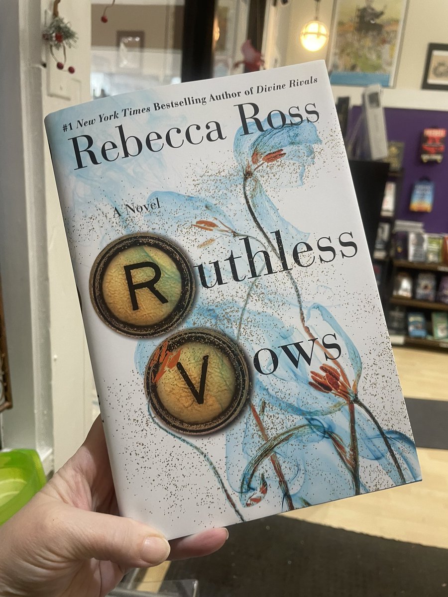 Ruthless Vows, the epic conclusion that started with Divine Rivals by @beccajross  Now available. #newreleasetuesday #youngadultbooks @macmillanusa #thebookdragonshopstauntonva #indiebookstore #downtownstaunton #shoplocal
