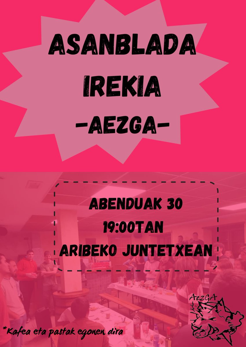 AezGA's tweet photo. Aupa aetz! 👋🏻

Larunbatean irekiera emanen diogu AezGAren aro berri bati.

Animatu eta hurbildu! 🤟🏼 https://t.co/Bp0HVkOFHA