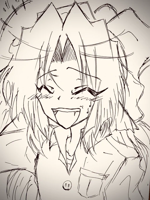 最初は謙遜顔
「いやいやいや〜」
が描いてみたかった😅

これはどちらかと言うと、
"天才でも失敗もあるさね"
「あは、あはははー(遠目)」
である。

#オリキャラ
#イラスト好きな人と繋がりたい
#杉山八女
#失敗顔 