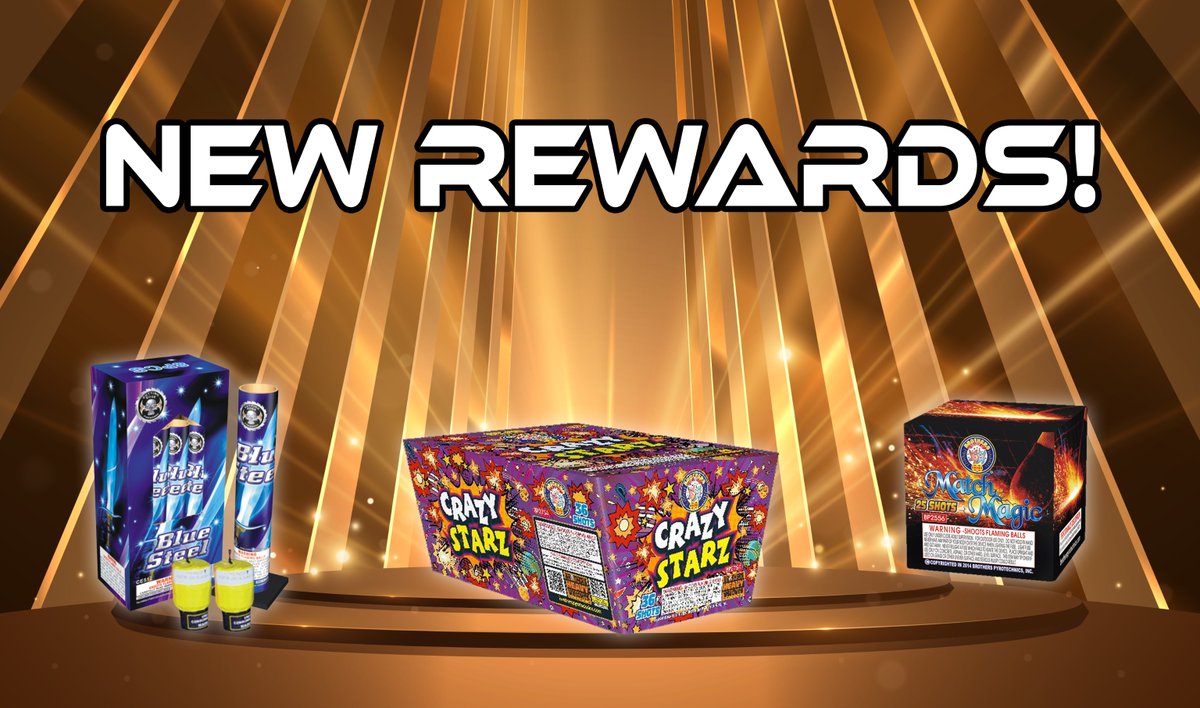 Area51Fireworks's tweet photo. Get ready for your New Year's celebration! We have everything you need to start the New Year with a BANG! Join our Rewards Program to earn points for FREE FIREWORKS like the ones shown below! https://t.co/mAw57fo6nH