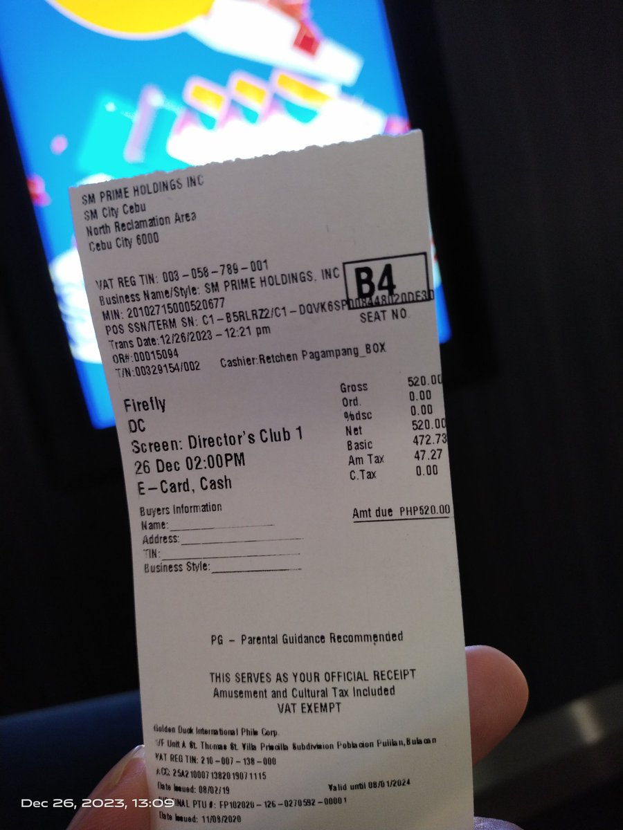 junhawk15's tweet photo. Done watching #Firefly  #MMFF2023  Ganda ng movie sulit na sulit 🤙👏👏 congrats 👏
@GMA_PA @GMAPictures https://t.co/beL9Dak6Cm