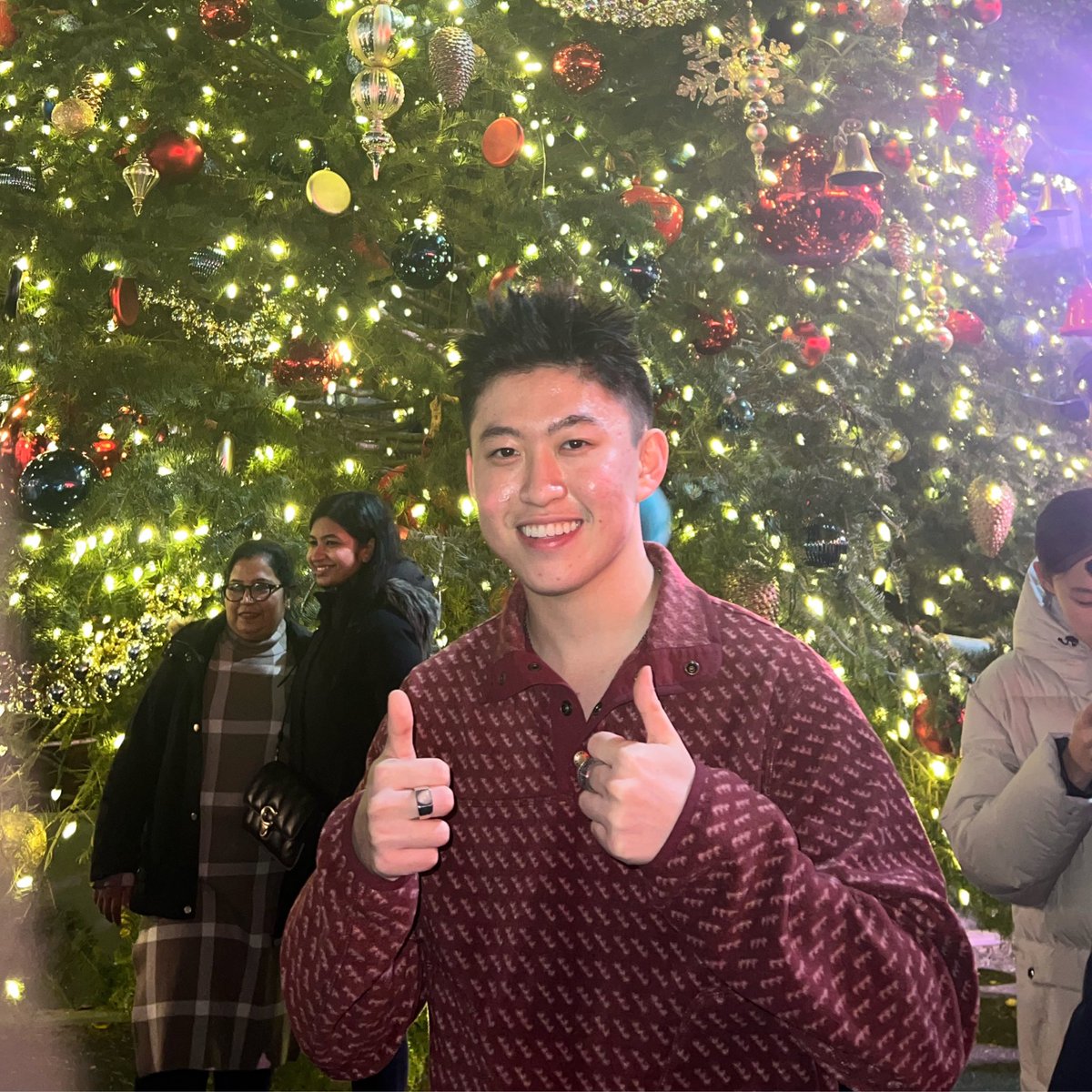 richbrian's tweet photo. trees and reindeers my brother https://t.co/jskh5duzCe