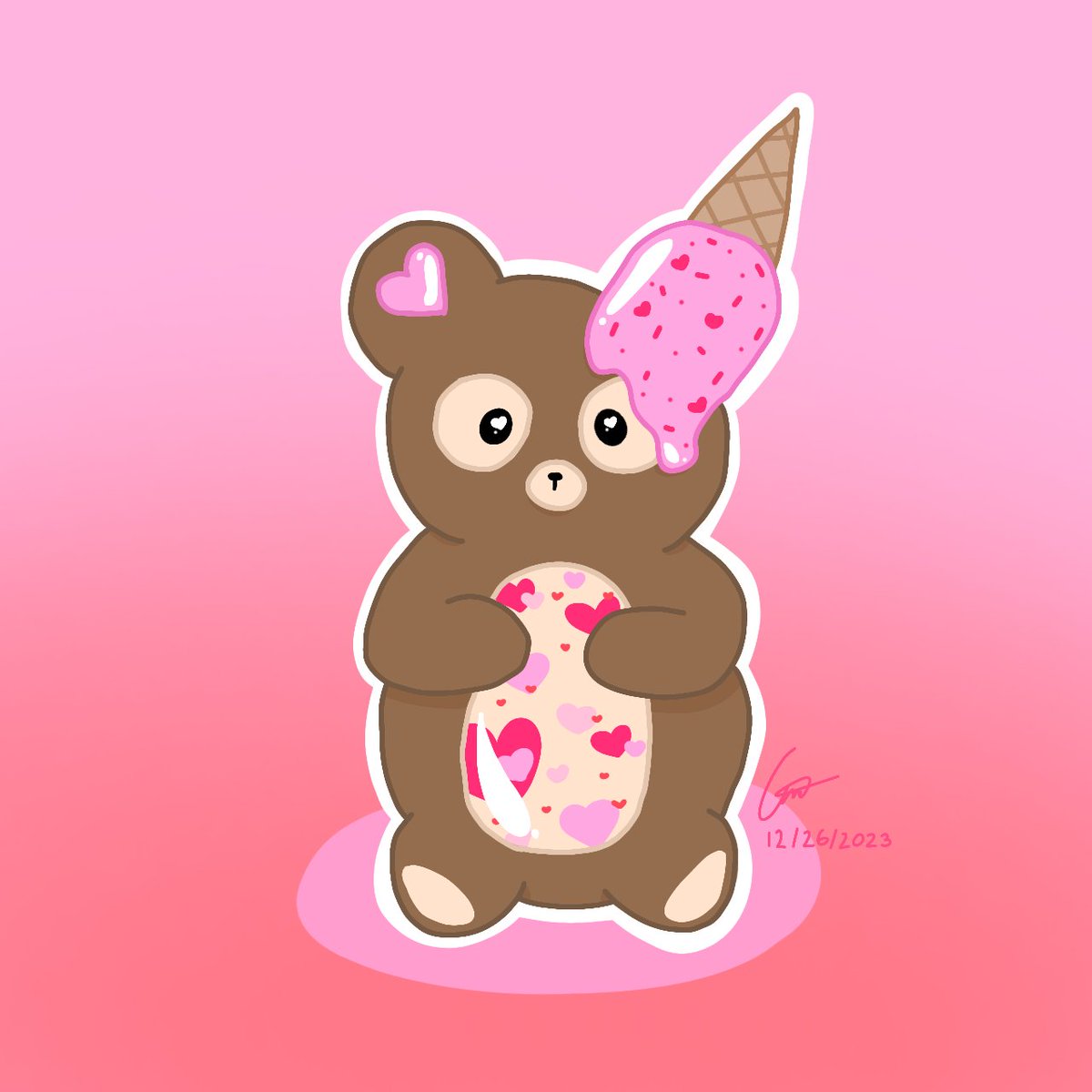 Came up with a pet concept for overlook bay 2 valentine event!! 
•°• Cupid's Doll
•°• Valentine bear
#overlookbay #overlookbay2 #robloxart
