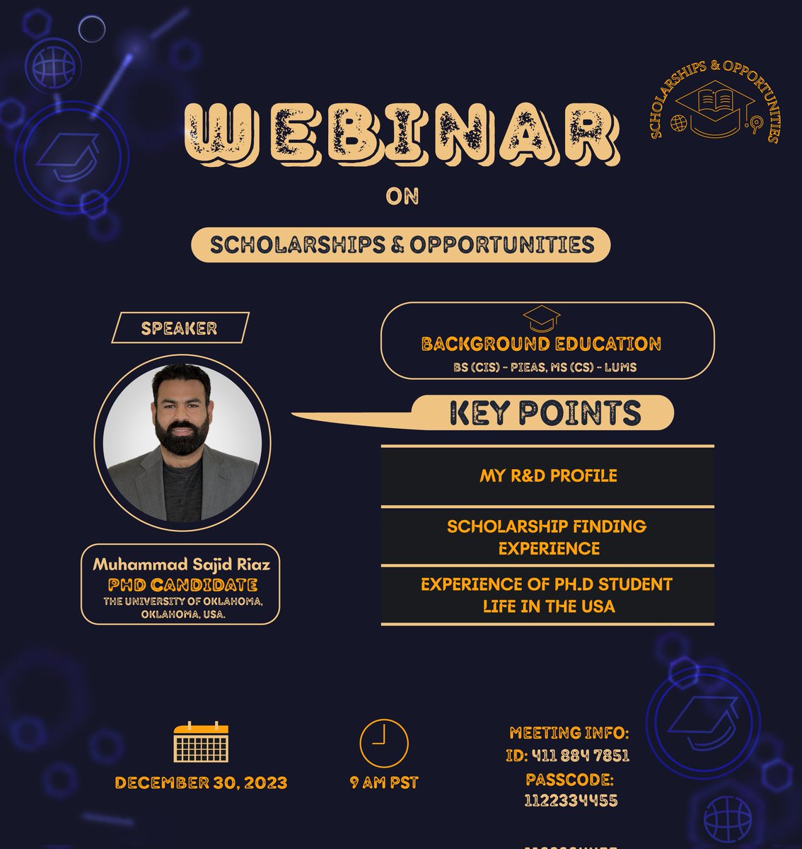 Imran_Ravian's tweet photo. Join us for your future.
Sajid bhai will share a lot of information and his experience.
Share with your friends.

Note: Zoom ID is mentioned on the flex so do not ask for link.😄 https://t.co/KFLJCy6xaS