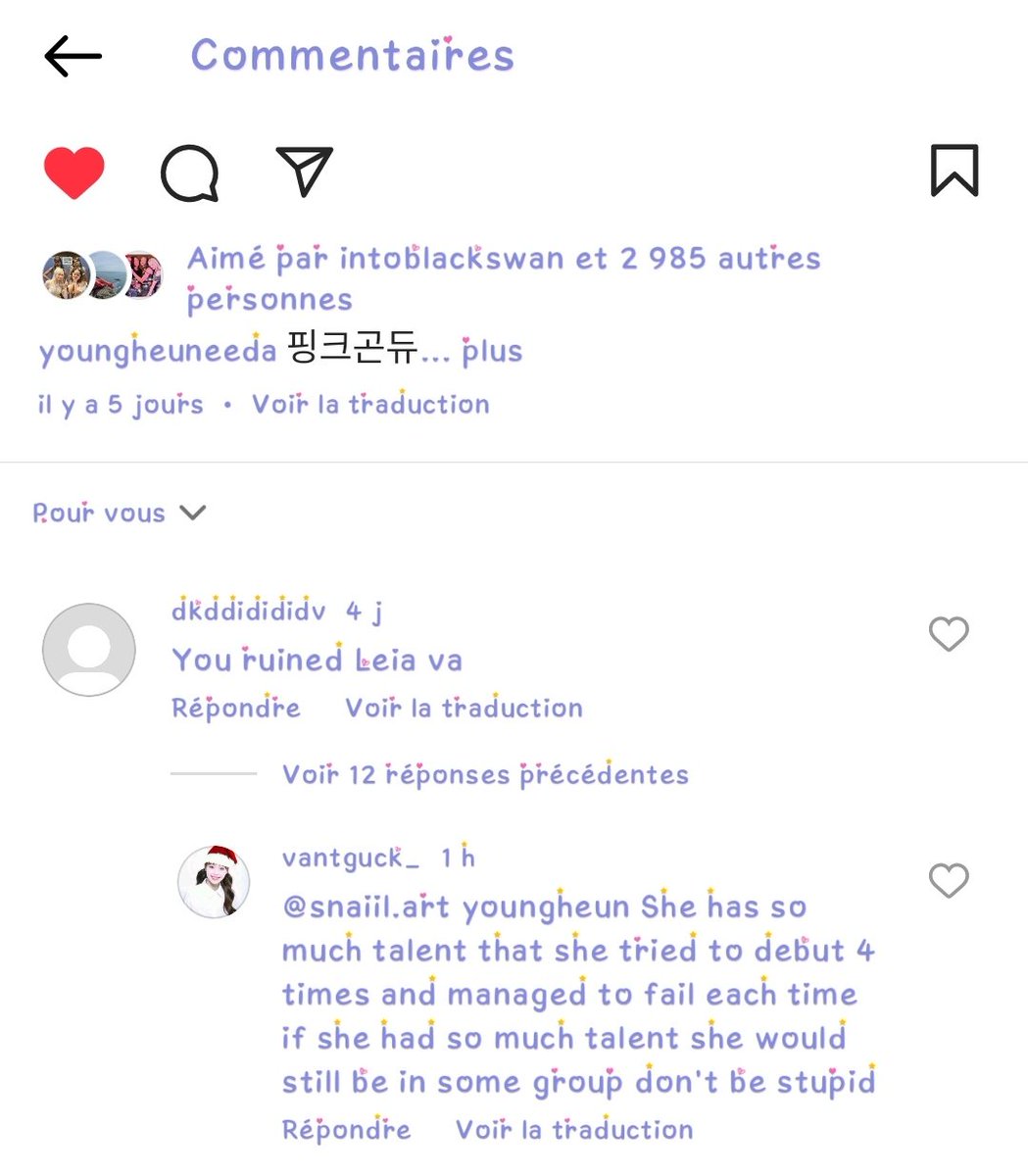Luminaforeverrr's tweet photo. And it keeps coming. 
Did Youngheun tagged L on her posts? No. Did she recently talked about L..? Absolutely not.
Her post is literally just a pic or her outside, and all those people coming to insult and shame her are L brazilians fans.
#JusticeForBlackswan #DR_Protect_BLACKSWAN https://t.co/ggF3PTeUXB