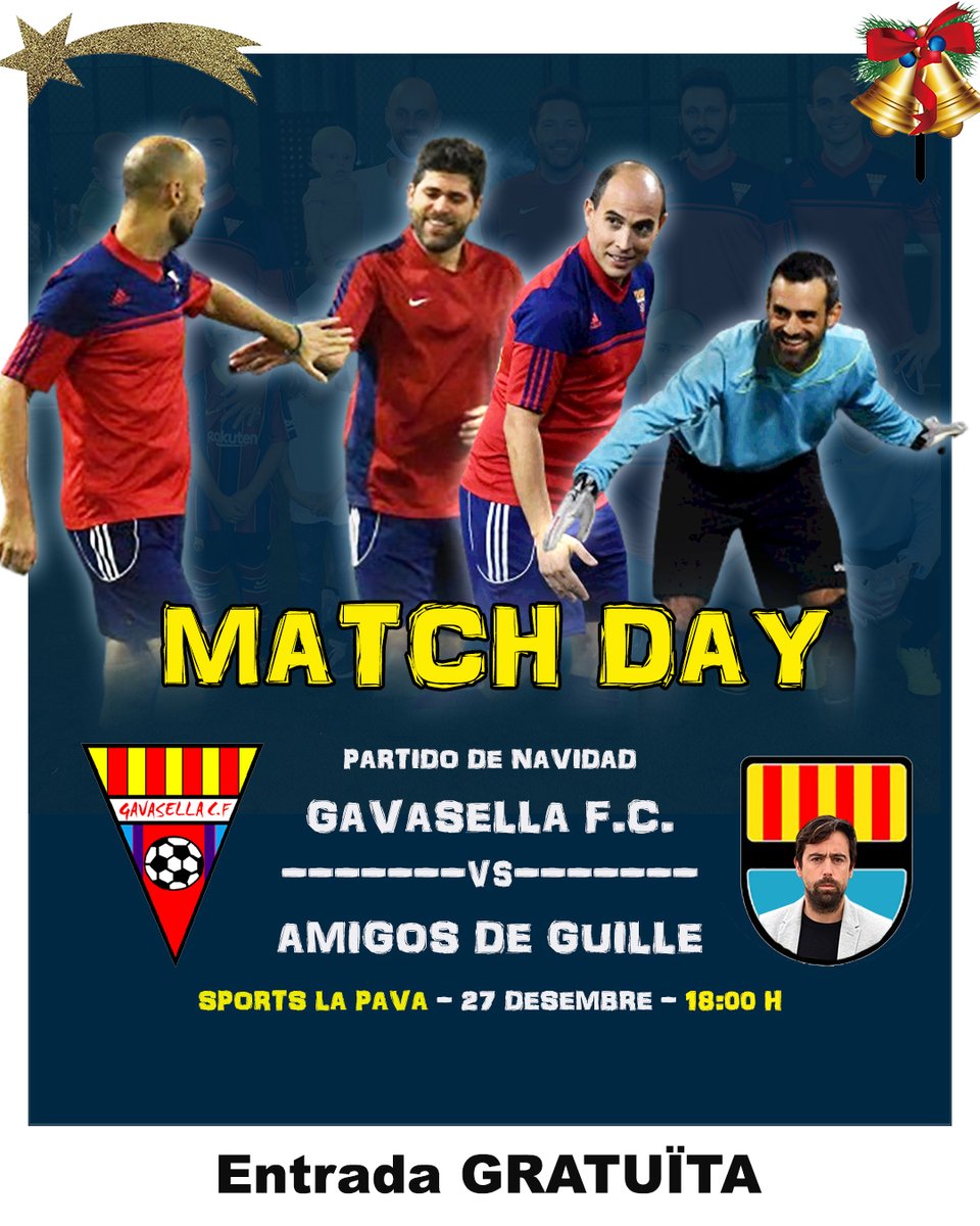Gavasella's tweet photo. 🚨🚨🚨 Hoy se juega!
Más de un año después del último partido los grosellas vuelven a calzarse las botas, esta vez por Navidad. https://t.co/fA37IyiVEH