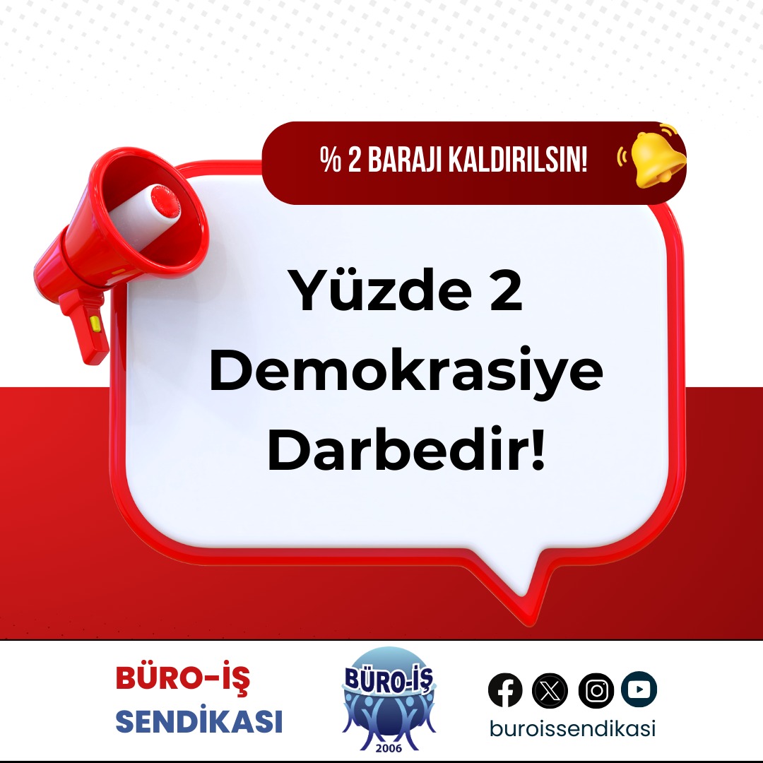 alayhamzacebi's tweet photo. Sendikalara Devletin ödediği aidat ile baraj getirmek bu mudur demokrasi? @AYMBASKANLIGI @RTErdogan @eczozgurozel
@meral_aksener @T_Karamollaoglu @isikhanvedat @dbdevletbahceli @alibabacan @Ahmet_Davutoglu @DpGultekinUysal @huseyinbas_BTP  #AYMSendikalBarajıKaldır https://t.co/pD9yNm0Nq4